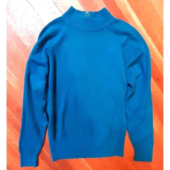 Vintage Worthington Sweater Teal USA Size S - Picture 1 of 4